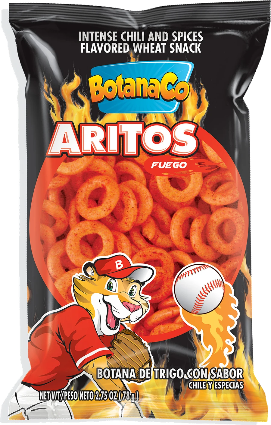 BotanaCo Aritos Fuego wheat snack